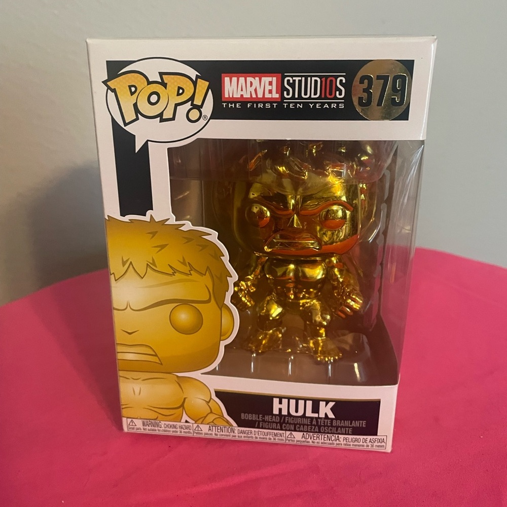 Funko Pop Marvel Golden Hulk Bobblehead #379 NWOT